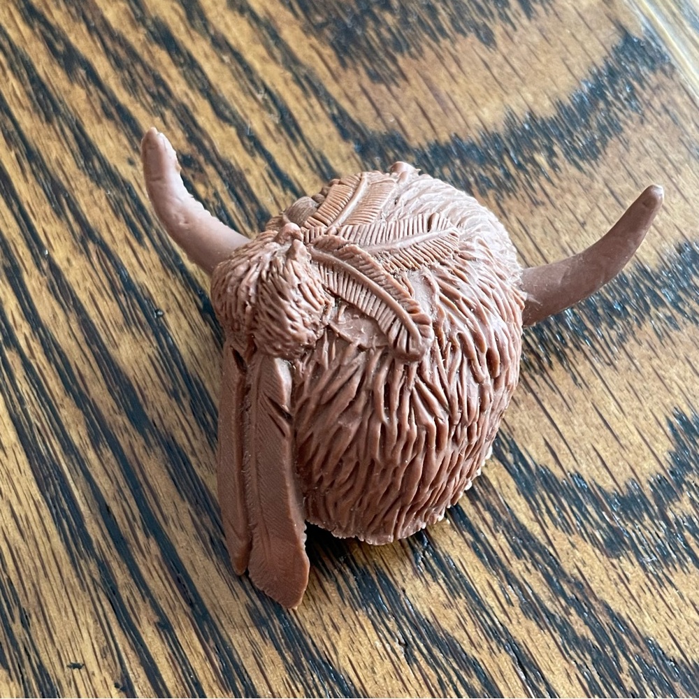 Vintage Johnny West Buffalo Horn Head Dress Accessory Geronimo Best of the West